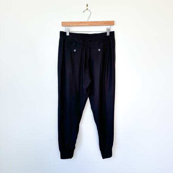 NWOT ATM Pure Silk Jogger Pant Black S - Picture 3 of 11